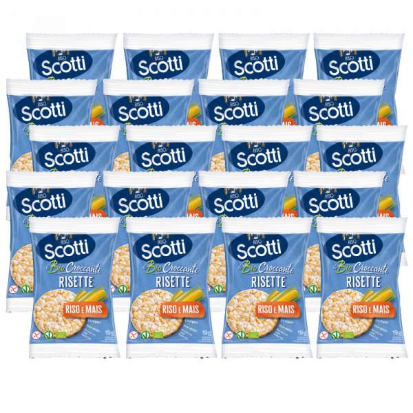 Risette monoporzione Riso e Mais  - Multipack 20 pezzi
