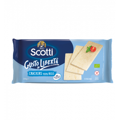Crackers di riso senza glutine