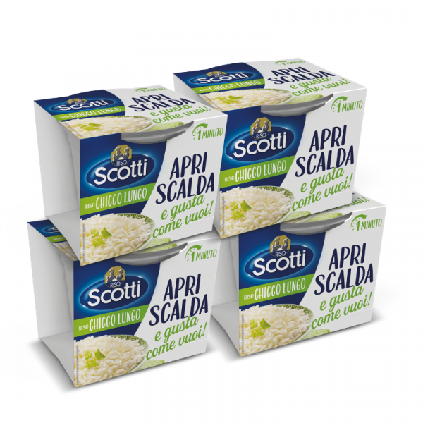 APRI SCALDA E GUSTA CHICCO LUNGO  - MULTIPACK 4 PEZZI