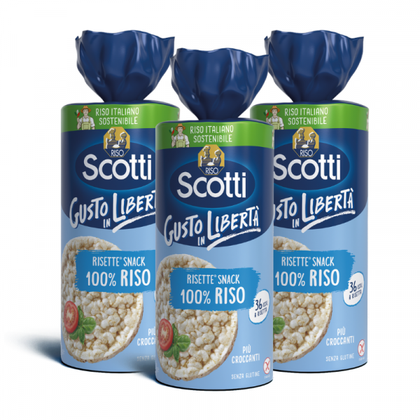 Risette Snack 100% riso  - Multipack 3 pezzi