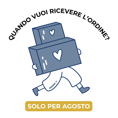 Scegli la settimana di consegna - AGOSTO