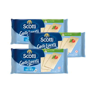 CRACKERS DI RISO - multipack 3 pezzi