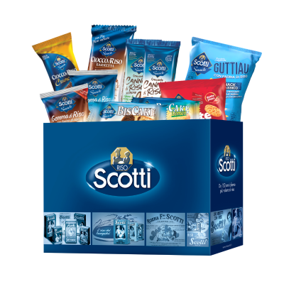 Movie Night Box – 10 snack di riso dolci e salati | Riso Scotti