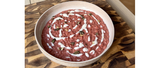 Riso Cremoso alla barbabietola