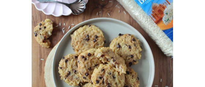 Biscotti con riso basmati senza glutine