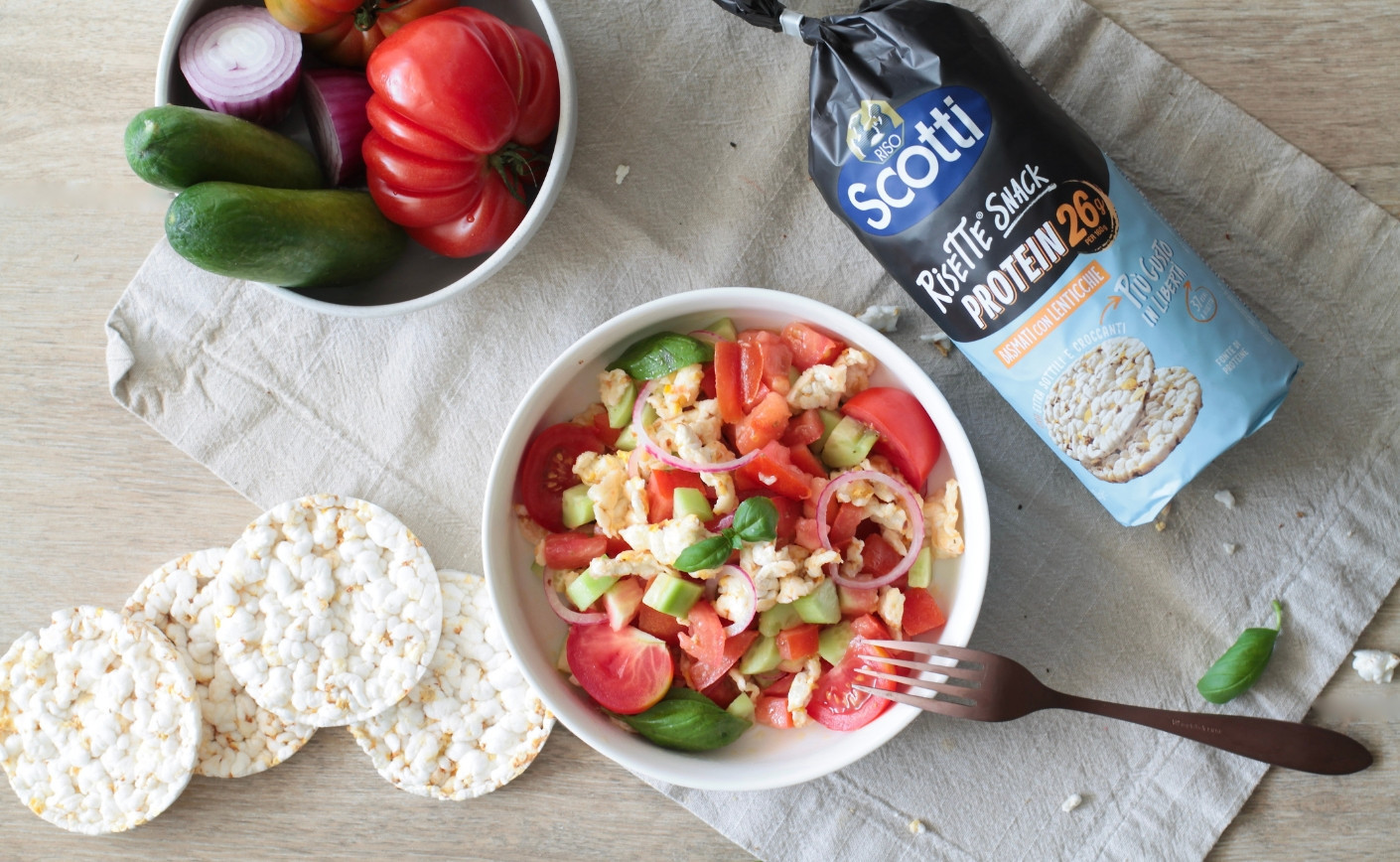 PANZANELLE GLUTEN FREE CON RISETTE SNACK PROTEIN