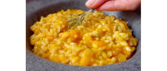 APRI SCALDA E GUSTA RISO ALLA ZUCCA