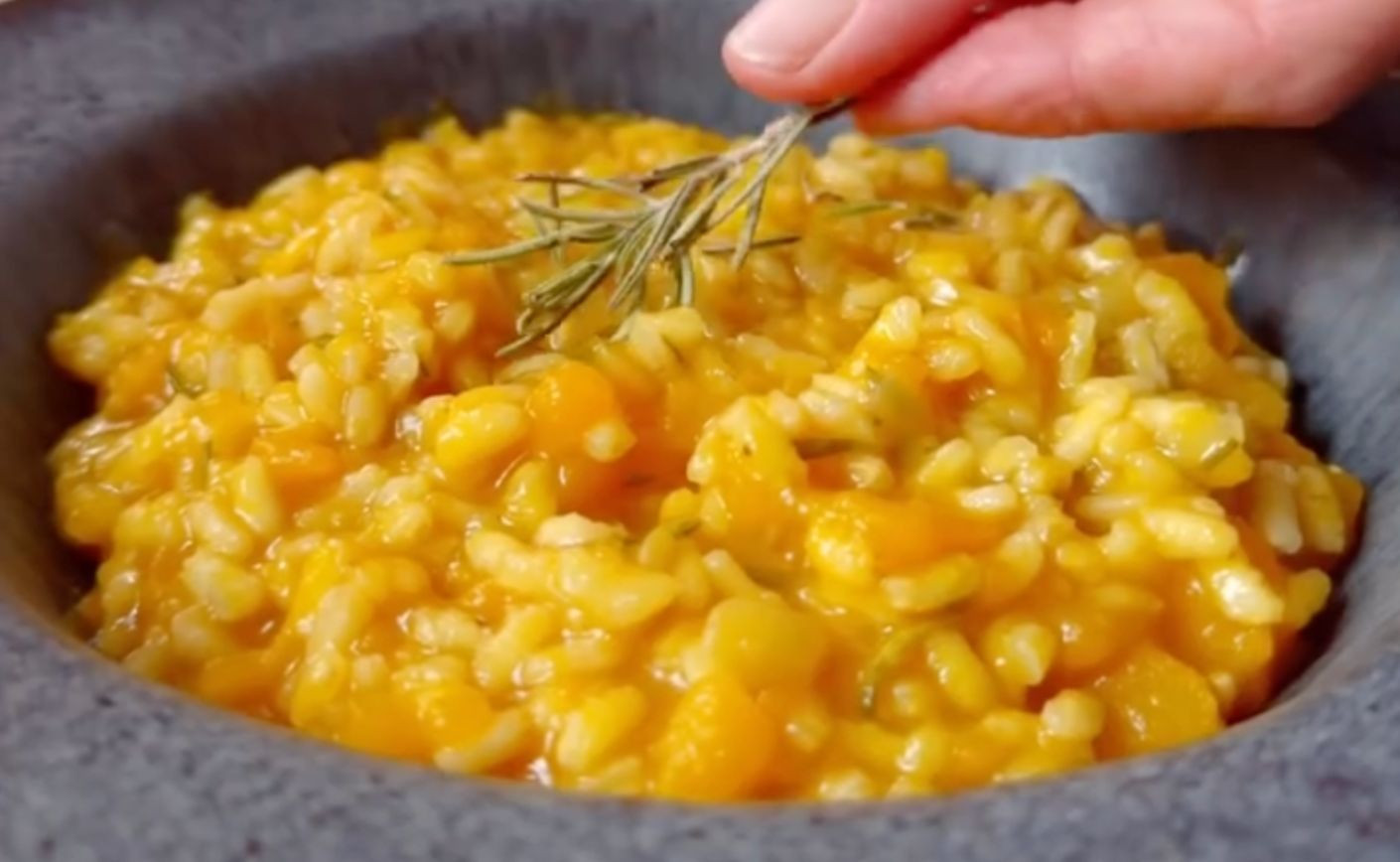 APRI SCALDA E GUSTA RISO ALLA ZUCCA