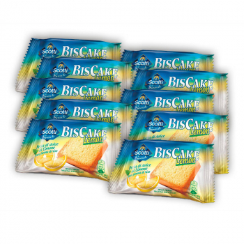BisCake al limone - Multipack 10 Pezzi